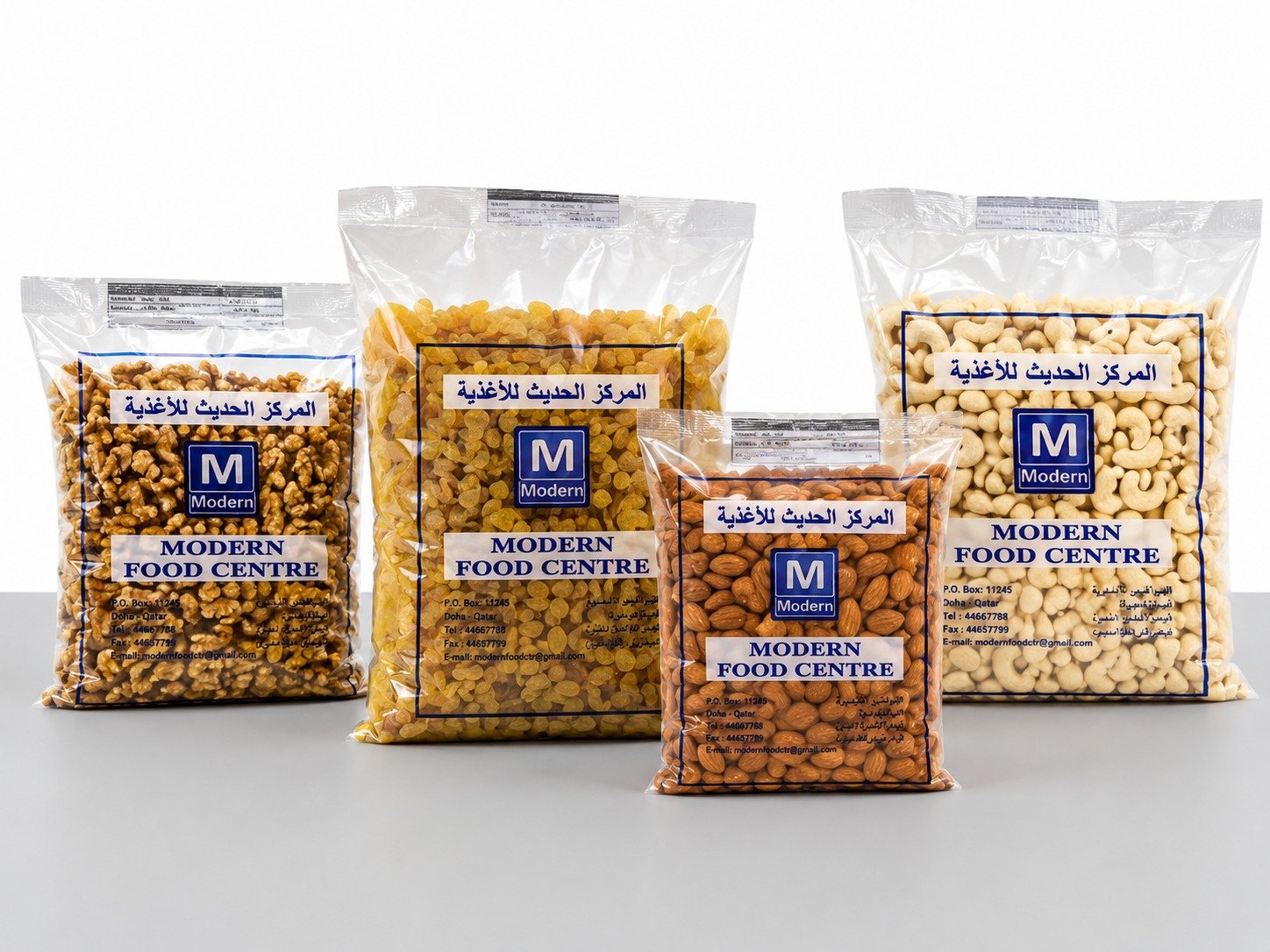 Almonds and cashews